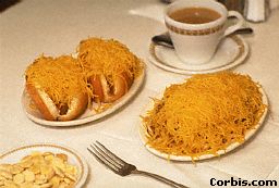 cheesy food
