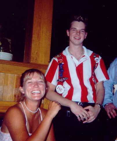 whitaknee and flag boy